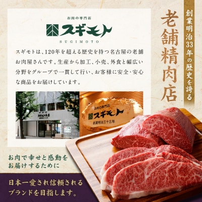 創業120余年　老舗精肉店　スギモト　松阪牛モモローストビーフ