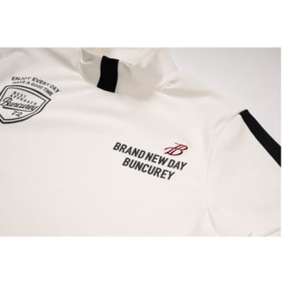 BUNCUREY　ゴルフウェア　半袖モックネック(BL23SS-02-507)オフ/サイズ2