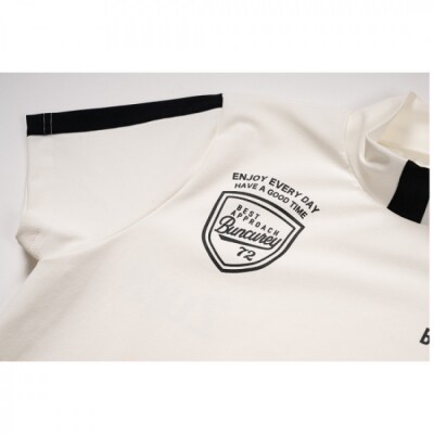 BUNCUREY　ゴルフウェア　半袖モックネック(BL23SS-02-507)オフ/サイズ2