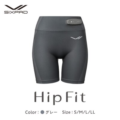 【グレー LLサイズ】SIXPAD Hip Fit シックスパッド ヒップフィット 家電