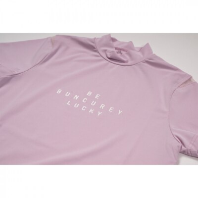 BUNCUREY　ゴルフウェア　半袖モックネック(BL23SS-02-508)ブラック/サイズ1