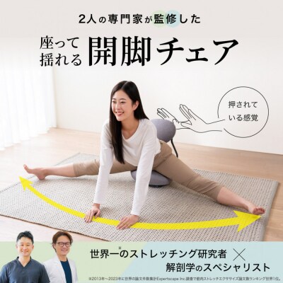 Re STReTCH　開脚チェア 【グレー】