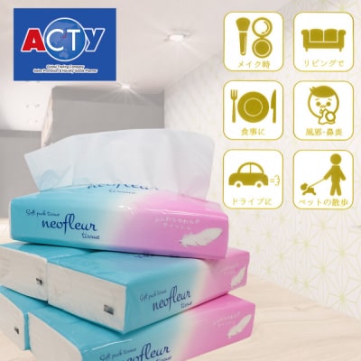 ソフトパックティッシュ　5個パック(コンパクト)×24セット(120個) 