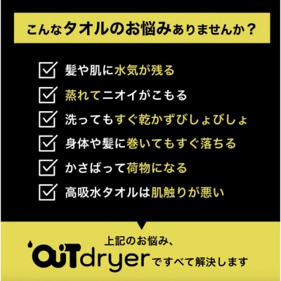 OUTdryer / レギュラーサイズ　 同色5枚セット【インディゴ】
