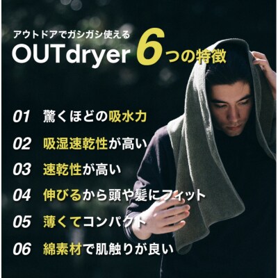 OUTdryer / ビッグサイズ　 同色2枚セット【インディゴ】