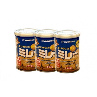 (アミノエース)保存用　ミレービスケット　100g　3缶