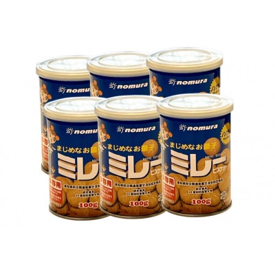 (アミノエース)保存用　ミレービスケット　100g　6缶