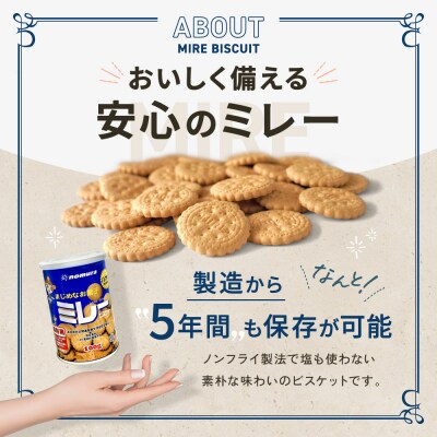 (アミノエース)保存用　ミレービスケット　100g　6缶