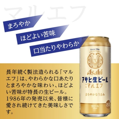 【父の日】アサヒ　生ビール　マルエフ　500ml×24本入り　1ケース