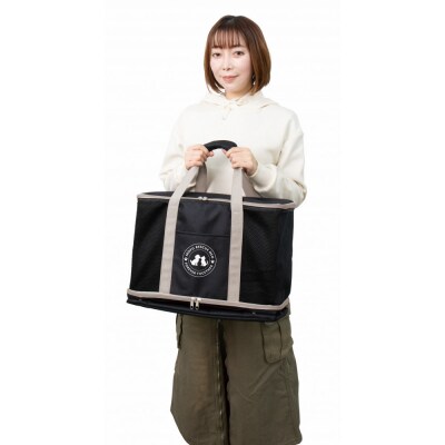 ペット用リュック(ベージュ)3WAY使用