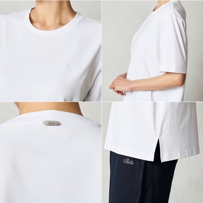 【ブラック L】ReFa バイタルテック コンフォートジャージー クルーネックTシャツ