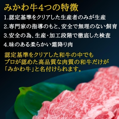 A5等級みかわ牛　しゃぶしゃぶ・すき焼き用スライス肉　1kg(500g×2)
