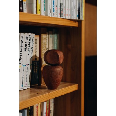 【Bubinga ブビンガ/あか茶】銘木再生/幸運を運ぶ木製オブジェliving_bird 梟