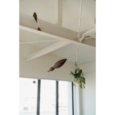 【Tagayasan タガヤサン/こげ茶】銘木再生/幸運を運ぶ木製オブジェliving_bird海鳥