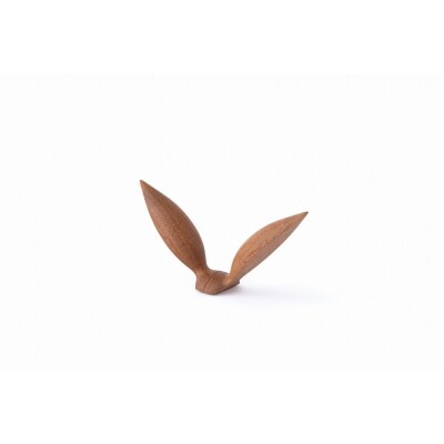 【Bubinga ブビンガ/あか茶】銘木再生/幸運を運ぶ木製オブジェliving_bird 鴎