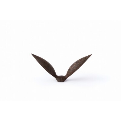 【Tagayasan タガヤサン/こげ茶】銘木再生/幸運を運ぶ木製オブジェliving_bird 鴎