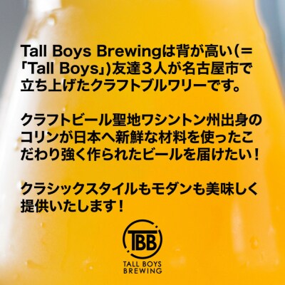 Tall Boys Brewing オリジナルクラフトビール詰め合わせ 24本