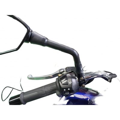 日米特許取得 熱収縮チューブ付バイク用バックミラー型前後ドライブレコーダー