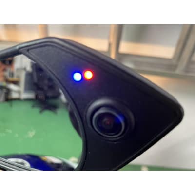日米特許取得 熱収縮チューブ付バイク用バックミラー型前後ドライブレコーダー
