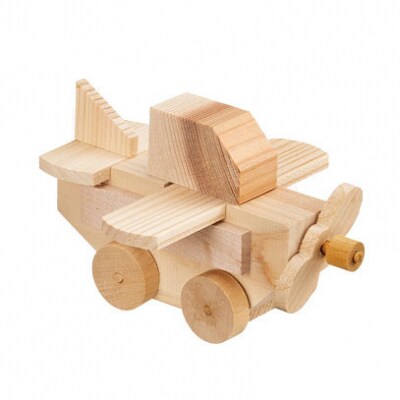 MOCCO　木の工作キット＜飛行機＞木製玩具  木のおもちゃ 対象年齢6歳から