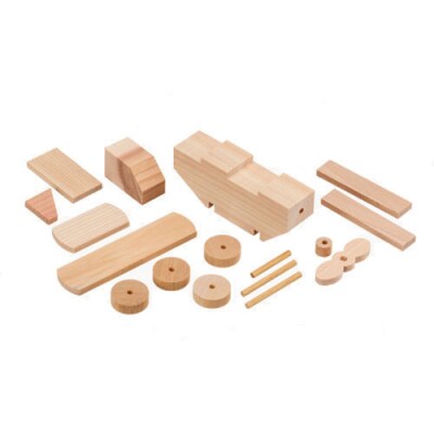 MOCCO　木の工作キット＜飛行機＞木製玩具  木のおもちゃ 対象年齢6歳から