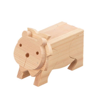 MOCCO　木の工作キット＜ライオン＞木製玩具  木のおもちゃ 対象年齢6歳から