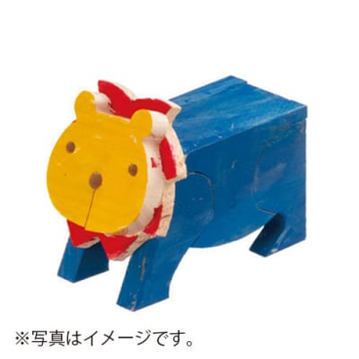 MOCCO　木の工作キット＜ライオン＞木製玩具  木のおもちゃ 対象年齢6歳から