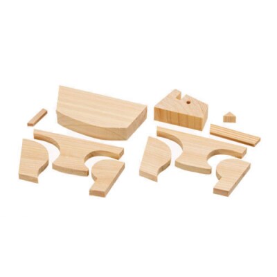 MOCCO　木の工作キット＜サイ＞木製玩具  木のおもちゃ 対象年齢6歳から