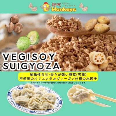 餃子・水餃子・VEGISOY SUIGYOZA 50個【冷凍品】
