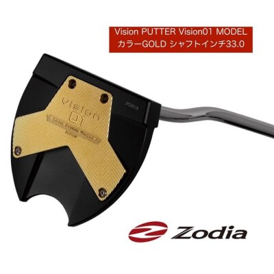ゾディアVision PUTTER  Vision01MODEL GOLD シャフトインチ33.0