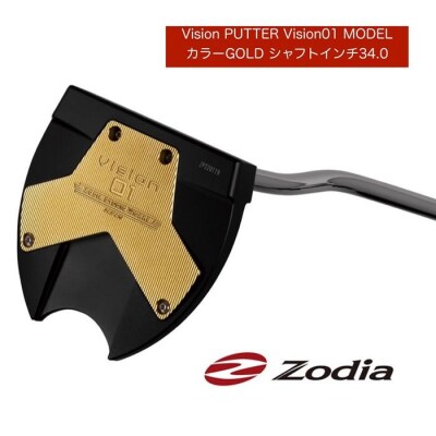 ゾディアVision PUTTER  Vision01MODEL GOLD シャフトインチ34.0
