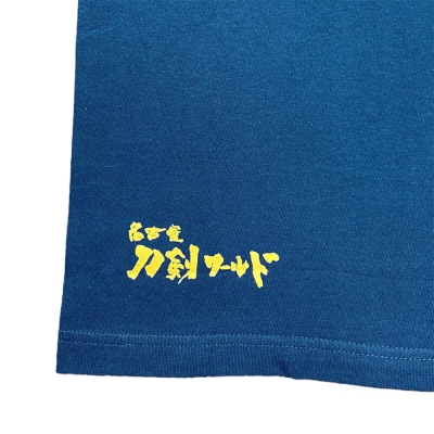 オリジナル【三英傑家紋Tシャツ】XLサイズ(ネイビー)/名古屋刀剣博物館