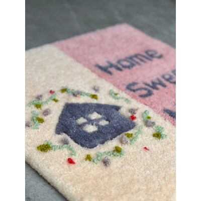 【オーダーメイド】タフティングでつくる世界に1つのオリジナルラグマット 50cm×60cm以下