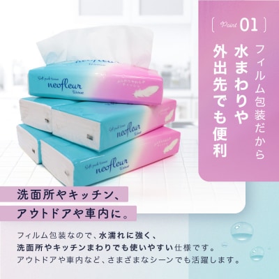 ソフトパックティッシュ　5個パック(コンパクト)×12セット(60個)