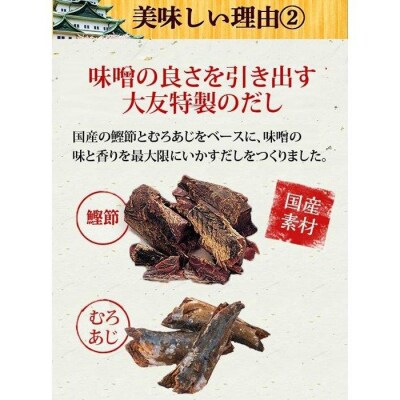 キッチン大友 だし味噌煮込みうどん2人前×5【計10人前】