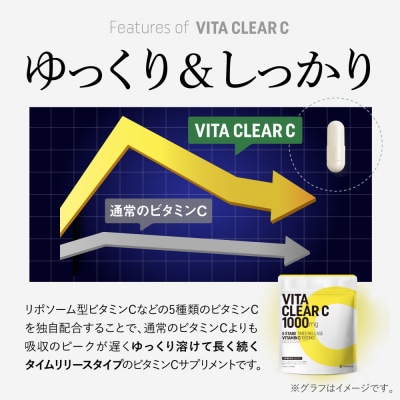 ビタミンCサプリメント ビタクリアC ビタミンC1,000mg 1袋(30日分)