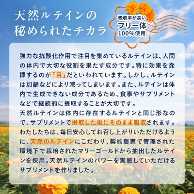 明快ルテイン 3袋 ルテイン サプリメント