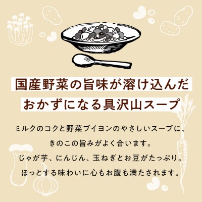 国産具材のごろっとおかずポタージュ150g×10袋