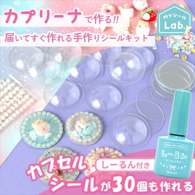 【5710】カプリーナ で作る カプセルシールキット しーるん付