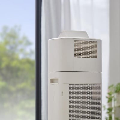 サーキュレーター衣類乾燥除湿機　デシカント式　5L　IJDC-P60-C　アイボリー