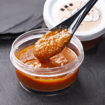 あわびご飯の素とまぐろバーグ&カツセット、新商品=にんにくみそのセット