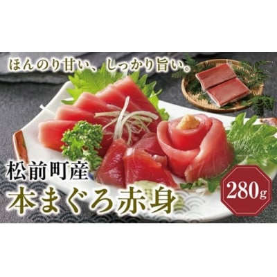 超低温冷凍 松前町産本まぐろ赤身 280g MATK024