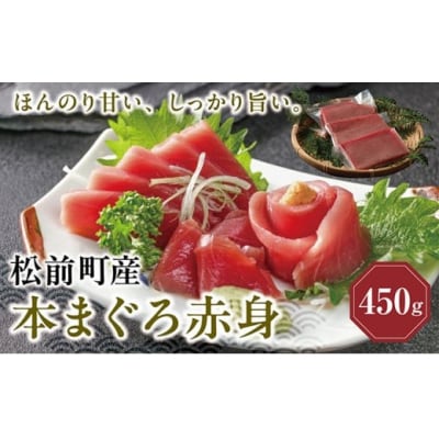 超低温冷凍 松前町産本まぐろ赤身 450g MATK025