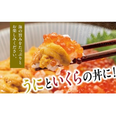 うに一夜漬け60g・いくら醤油漬 60gのセット MATK028