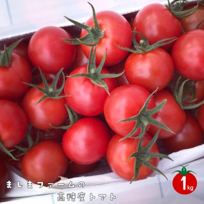 【2025年12月～発送】高糖度ミニトマト<約1kg>秀品フルティカ (化粧箱入) ましまファーム 
