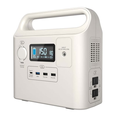 200Wポータブル電源 227.7Wh/62400mAh(3.65V換算)リチウムイオンバッテリー