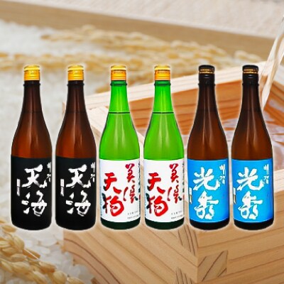 日本酒　美濃天狗 純米大吟醸+明智光秀 本醸造+明智天海 純米酒720ml×6本セット