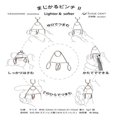 「安江式 まじかる ピンチハンガー II 36P(Lサイズ)」 1台　/　洗濯バサミ 便利グッズ
