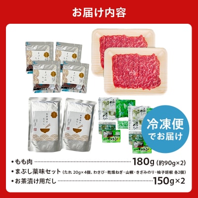 飛騨牛　まぶし用もも肉(90g×2)　