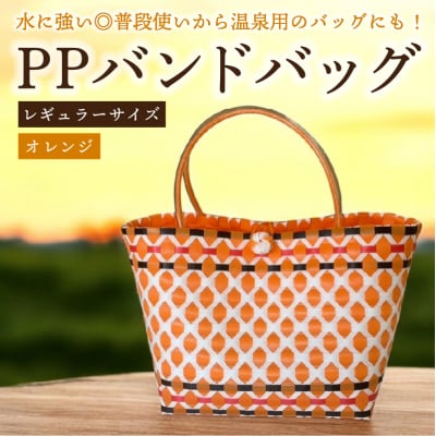 PPバンドバッグ(レギュラーサイズ)色:オレンジ　